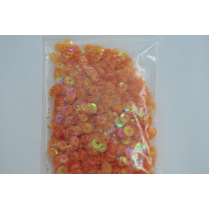 Pailletten rund orange, 5 mm (LO012)