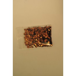 Paillettes rondes marron, 3 mm (LO019)