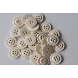 Crème, 4 trous, 14 mm (OK010)