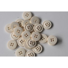 Crème, 4 trous, 18 mm (OK031)