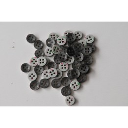 Gris-noir, 4 trous, 9 mm (OK044)