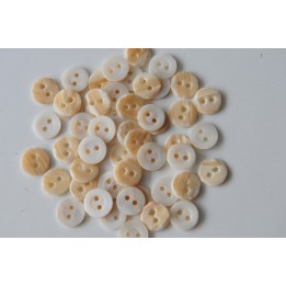 Creme-Sand, 2 Löcher, 11,5 mm (OK046)