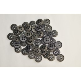 Gris, 4 trous, 11 mm (OK002)