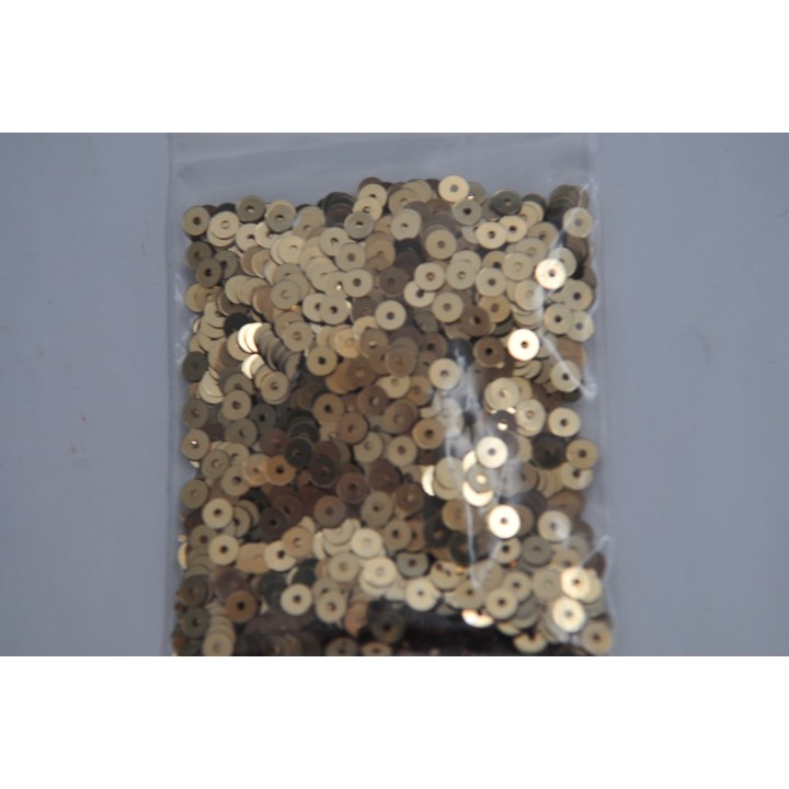 Pailletten rund gold, 3 mm (LO016)